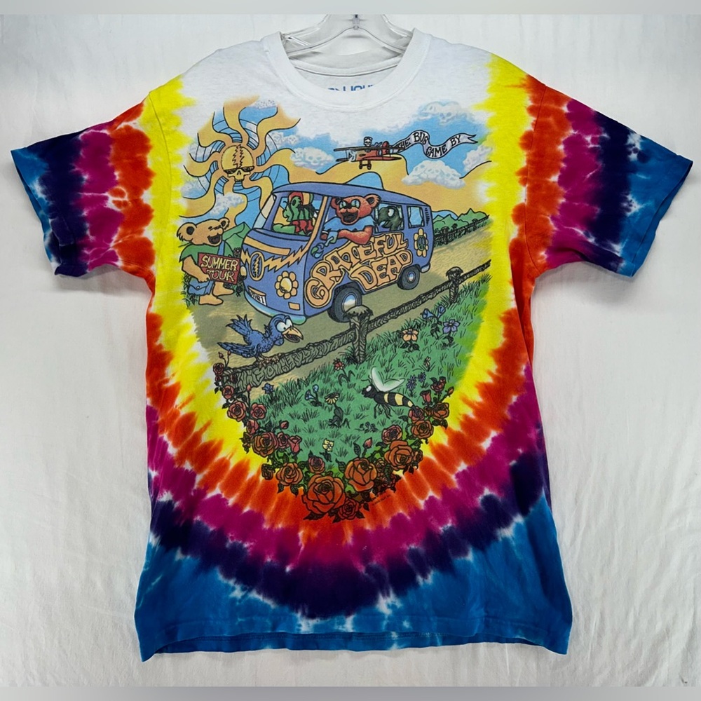 Grateful‎ Dead Liquid Blue 1994 (2000) Summer Tour Tee T Shirt Tie Dye Reprint M